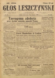 Głos Leszczyński 1939.01.17 R.20 Nr 13