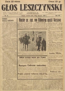 Głos Leszczyński 1939.01.29 R.20 Nr 24