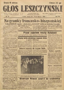 Głos Leszczyński 1939.01.31 R.20 Nr 25