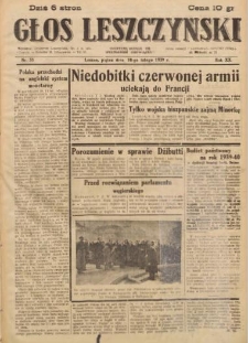 Głos Leszczyński 1939.02.10 R.20 Nr 33