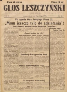 Głos Leszczyński 1939.02.12 R.20 Nr 35