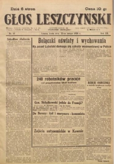Głos Leszczyński 1939.02.22 R.20 Nr 43