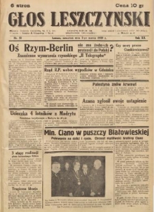 Głos Leszczyński 1939.03.02 R.20 Nr 50