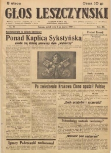 Głos Leszczyński 1939.03.03 R.20 Nr 51