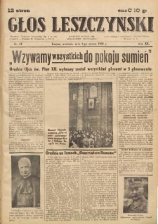 Głos Leszczyński 1939.03.05 R.20 Nr 53