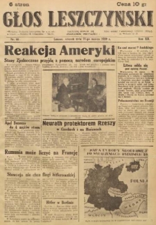 Głos Leszczyński 1939.03.21 R.20 Nr 66