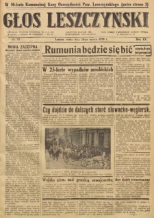 Głos Leszczyński 1939.03.29 R.20 Nr 73