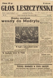 Głos Leszczyński 1939.03.30 R.20 Nr 74