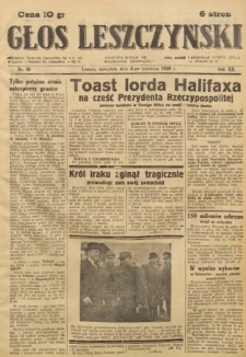 Głos Leszczyński 1939.04.06 R.20 Nr 80
