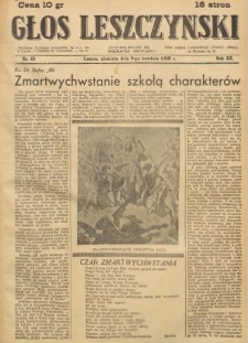 Głos Leszczyński 1939.04.09 R.20 Nr 83