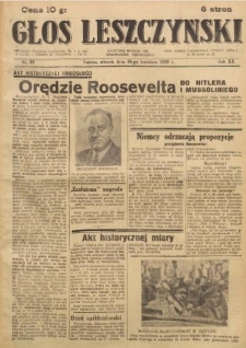 Głos Leszczyński 1939.04.18 R.20 Nr 89