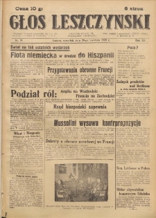 Głos Leszczyński 1939.04.20 R.20 Nr 91