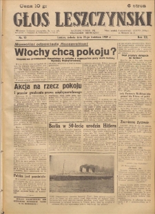 Głos Leszczyński 1939.04.22 R.20 Nr 93