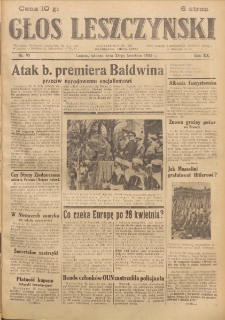 Głos Leszczyński 1939.04.25 R.20 Nr 95
