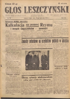 Głos Leszczyński 1939.04.29 R.20 Nr 99