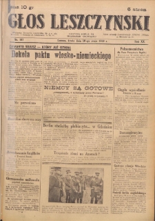 Głos Leszczyński 1939.05.10 R.20 Nr 107