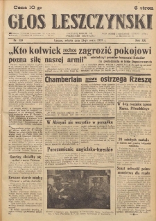 Głos Leszczyński 1939.05.13 R.20 Nr 110