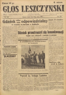 Głos Leszczyński 1939.05.24 R.20 Nr 118