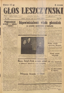 Głos Leszczyński 1939.06.01 R.20 Nr 124