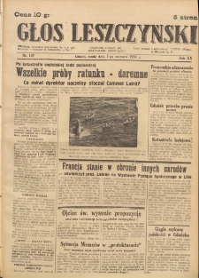 Głos Leszczyński 1939.06.07 R.20 Nr 129