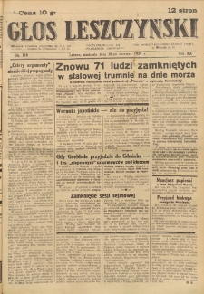 Głos Leszczyński 1939.06.18 R.20 Nr 138