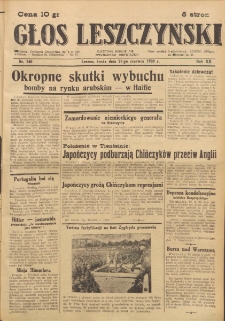 Głos Leszczyński 1939.06.21 R.20 Nr 140
