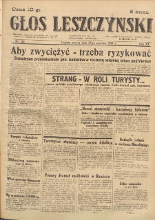 Głos Leszczyński 1939.06.27 R.20 Nr 145