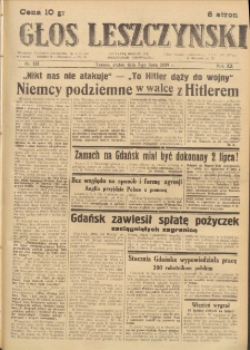 Głos Leszczyński 1939.07.07 R.20 Nr 153