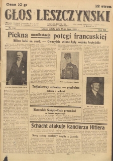 Głos Leszczyński 1939.07.15 R.20 Nr 160