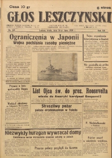 Głos Leszczyński 1939.07.26 R.20 Nr 169