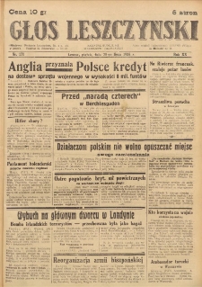 Głos Leszczyński 1939.07.28 R.20 Nr 171