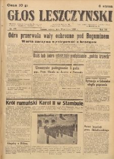 Głos Leszczyński 1939.07.29 R.20 Nr 172