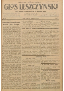 Głos Leszczyński 1929.09.11 R.10 Nr209