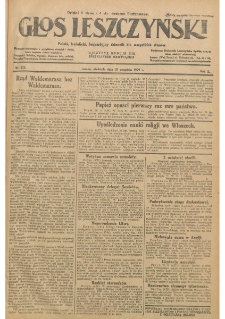 Głos Leszczyński 1929.09.29 R.10 Nr225