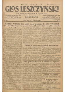 Głos Leszczyński 1929.10.05 R.10 Nr230