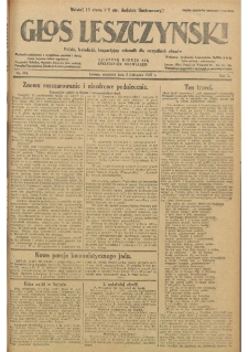 Głos Leszczyński 1929.11.03 R.10 Nr254