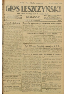 Głos Leszczyński 1929.11.20 R.10 Nr268