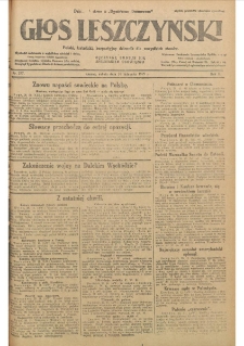 Głos Leszczyński 1929.11.30 R.10 Nr277
