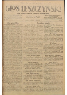 Głos Leszczyński 1929.12.18 R.10 Nr292