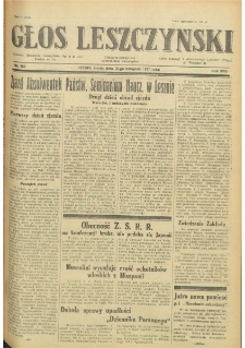 Głos Leszczyński 1937.11.10 R.18 Nr259