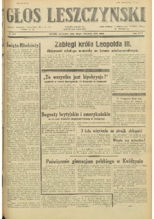 Głos Leszczyński 1937.11.14 R.18 Nr262