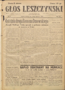 Głos Leszczyński 1939.01.10 R.20 Nr 7