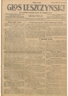 Głos Leszczyński 1930.01.09 R.11 Nr6