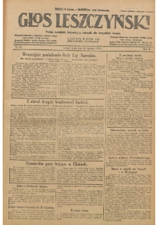 Głos Leszczyński 1930.01.15 R.11 Nr11