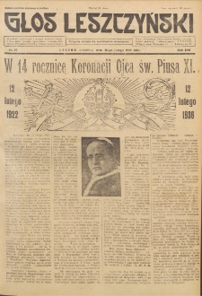 Głos Leszczyński 1936.02.16 R.17 Nr 39
