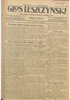 Głos Leszczyński 1930.05.25 R.11 Nr121