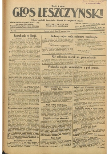 Głos Leszczyński 1930.06.24 R.11 Nr143