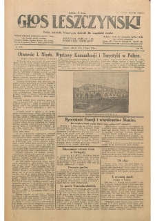Głos Leszczyński 1930.07.08 R.11 Nr155
