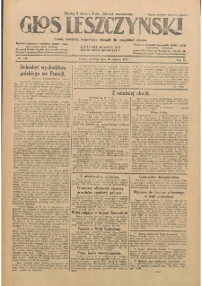 Głos Leszczyński 1930.08.10 R.11 Nr184