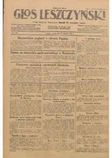 Głos Leszczyński 1930.08.19 R.11 Nr190